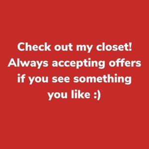 Willing to accept reasonable offers!!